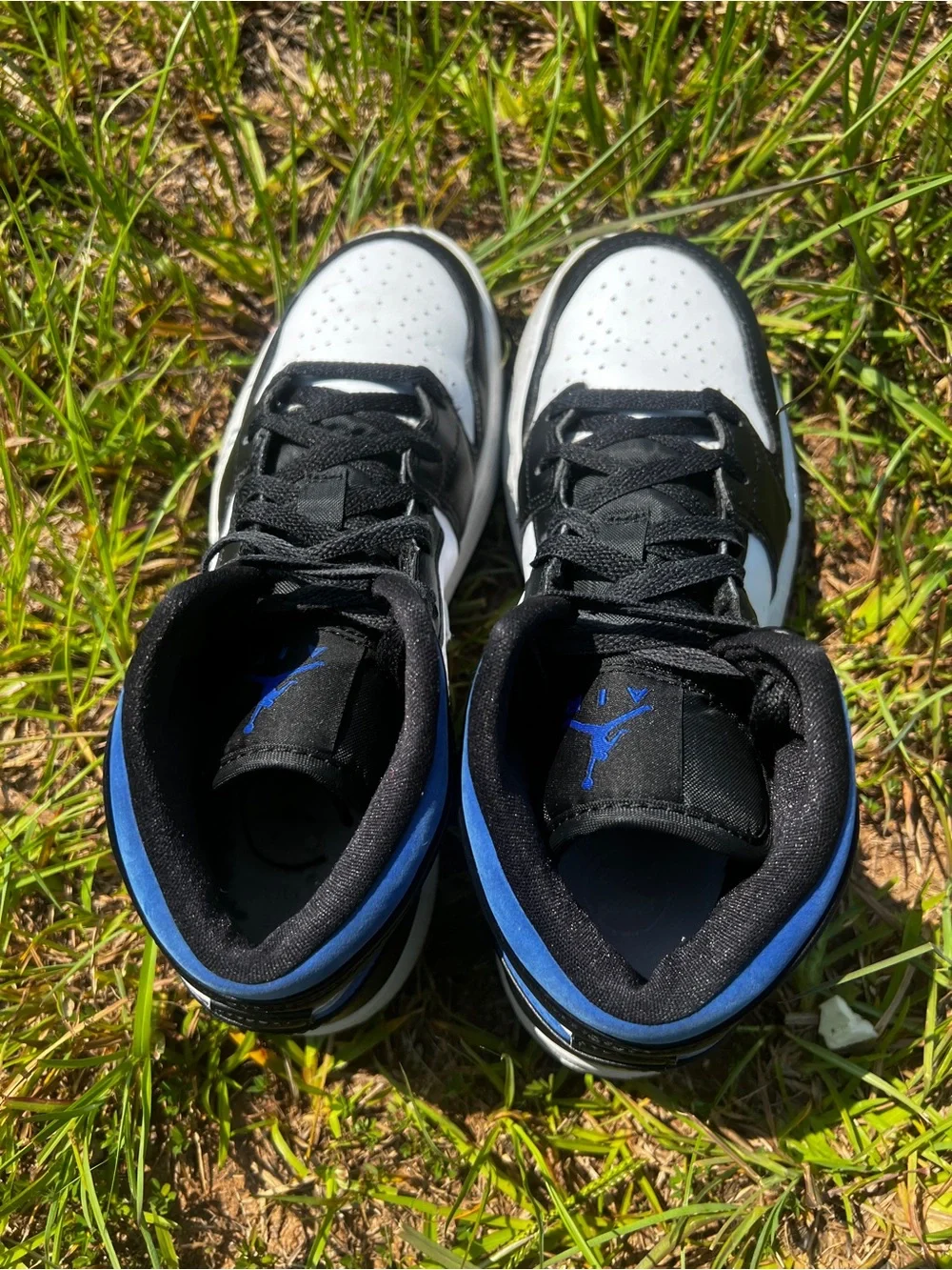 CLEAN Air Jordan size 6.5 Mens 1 Mid Retro Racer Blue shoes